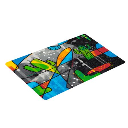 พรม PRAW CACTUS ABSTRACT A 50X75 ซม. สีเทา_1