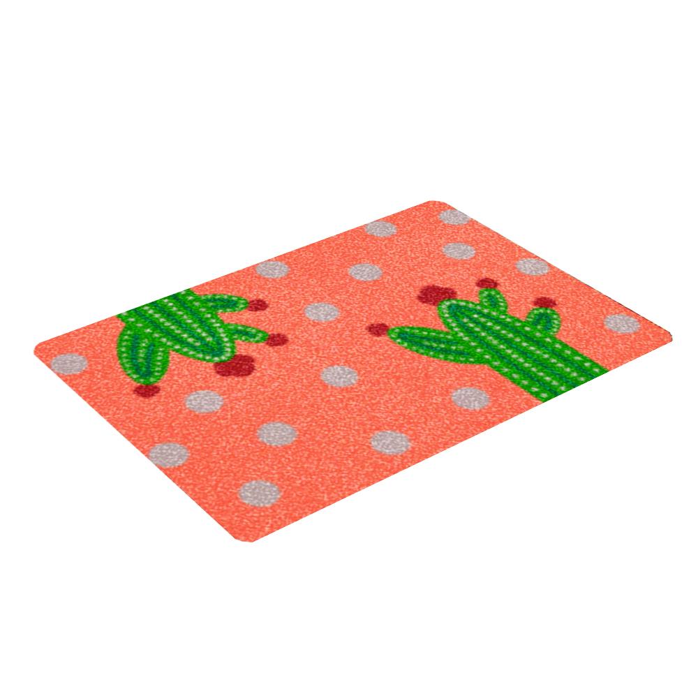 พรม PRAW TROPICAL CACTUS 50X75 ซม. สีชมพู