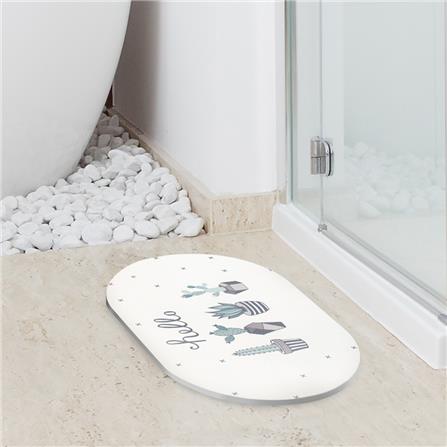 พรมหินเช็ดเท้า HOME LIVING STYLE CACTUS 39X60 ซม. สีเขียว_2