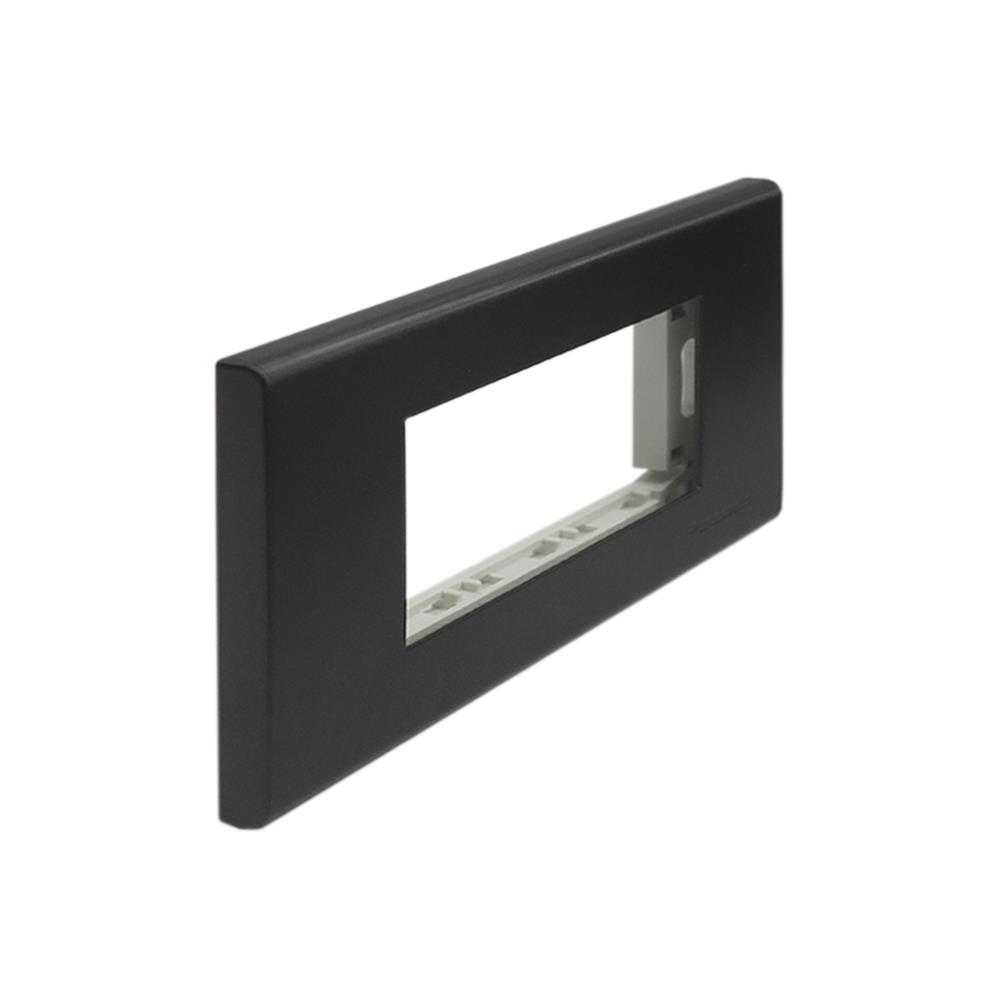 หน้ากาก 3 ช่อง PANASONIC WEG6803MB สีดำเมทาลิค