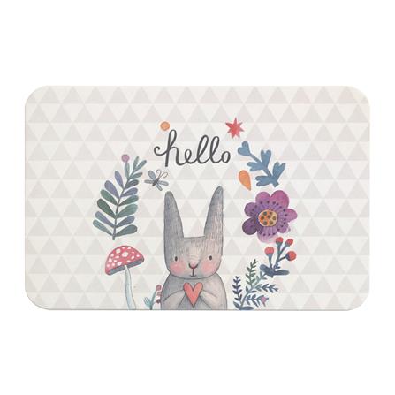 พรมหินเช็ดเท้า HOME LIVING STYLE RABBIT 39X60 ซม. สีเทา_0