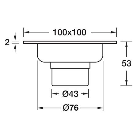 ตะแกรงกันกลิ่น HAFELE 495.60.804 4 นิ้ว_1