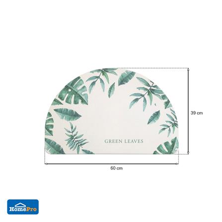พรมหินเช็ดเท้า HOME LIVING STYLE LEVA 39X60 ซม. สีเขียว_4