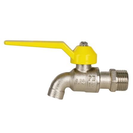 ก๊อกบอล DEXZON 1/2 นิ้ว สีเหลือง_1