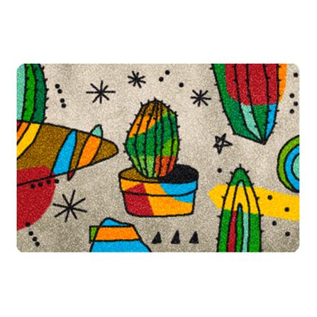 พรม PRAW ECHINOPSIS ART 50X75 ซม. สีเทา