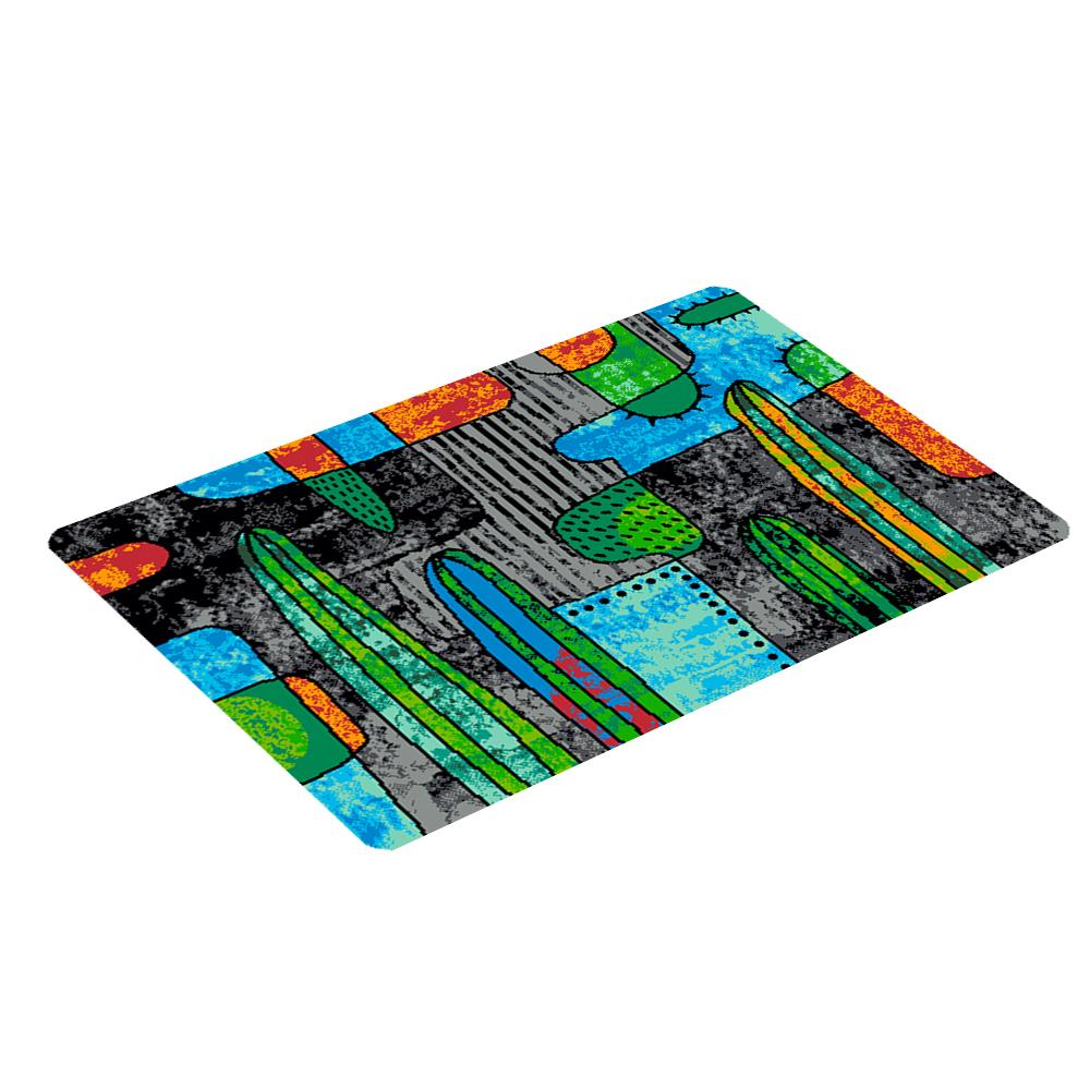 พรม PRAW CACTUS ABSTRACT B 50X75 ซม. สีเทา