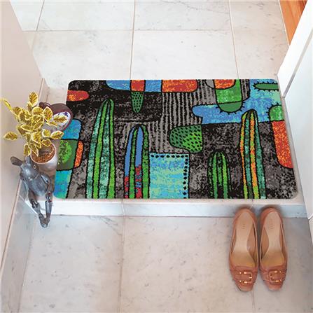 พรม PRAW CACTUS ABSTRACT B 50X75 ซม. สีเทา_6