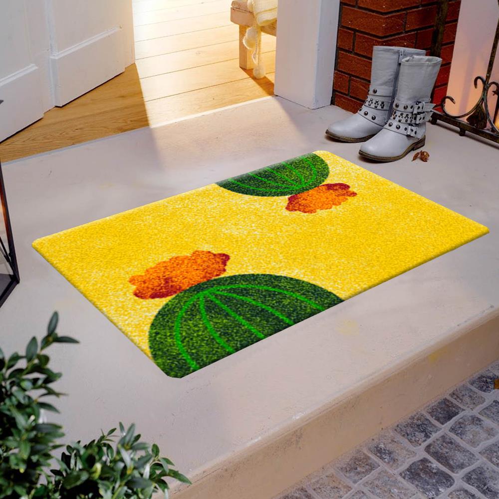 พรม PRAW TROPICAL CACTUS 50X75 ซม. สีเหลือง