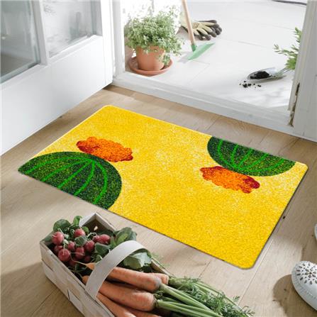 พรม PRAW TROPICAL CACTUS 50X75 ซม. สีเหลือง_6