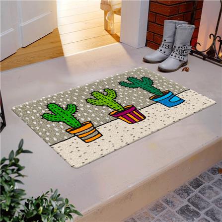 พรม PRAW 3 GEOMETRIZANS 50X75 ซม. สีเทา_5