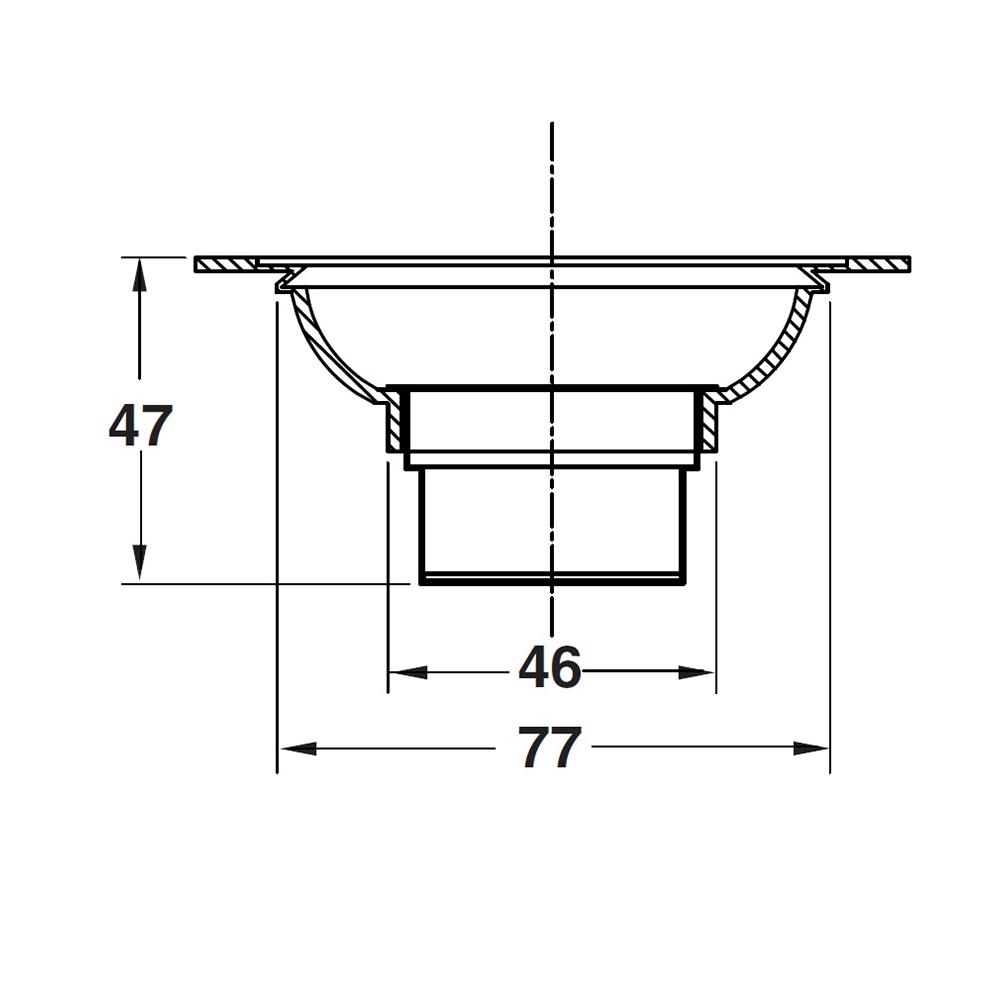 ตะแกรงกันกลิ่น HAFELE 485.61.219 4 นิ้ว