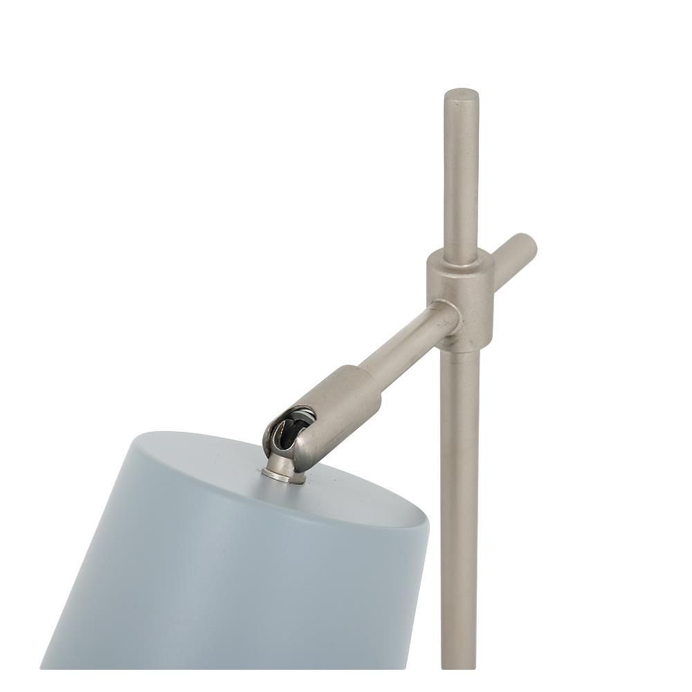 ไฟตั้งโต๊ะ CARINI 5041B/1T สีเทา/เงิน/ลายไม้