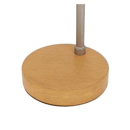 ไฟตั้งโต๊ะ CARINI 5041B/1T สีเทา/เงิน/ลายไม้_5