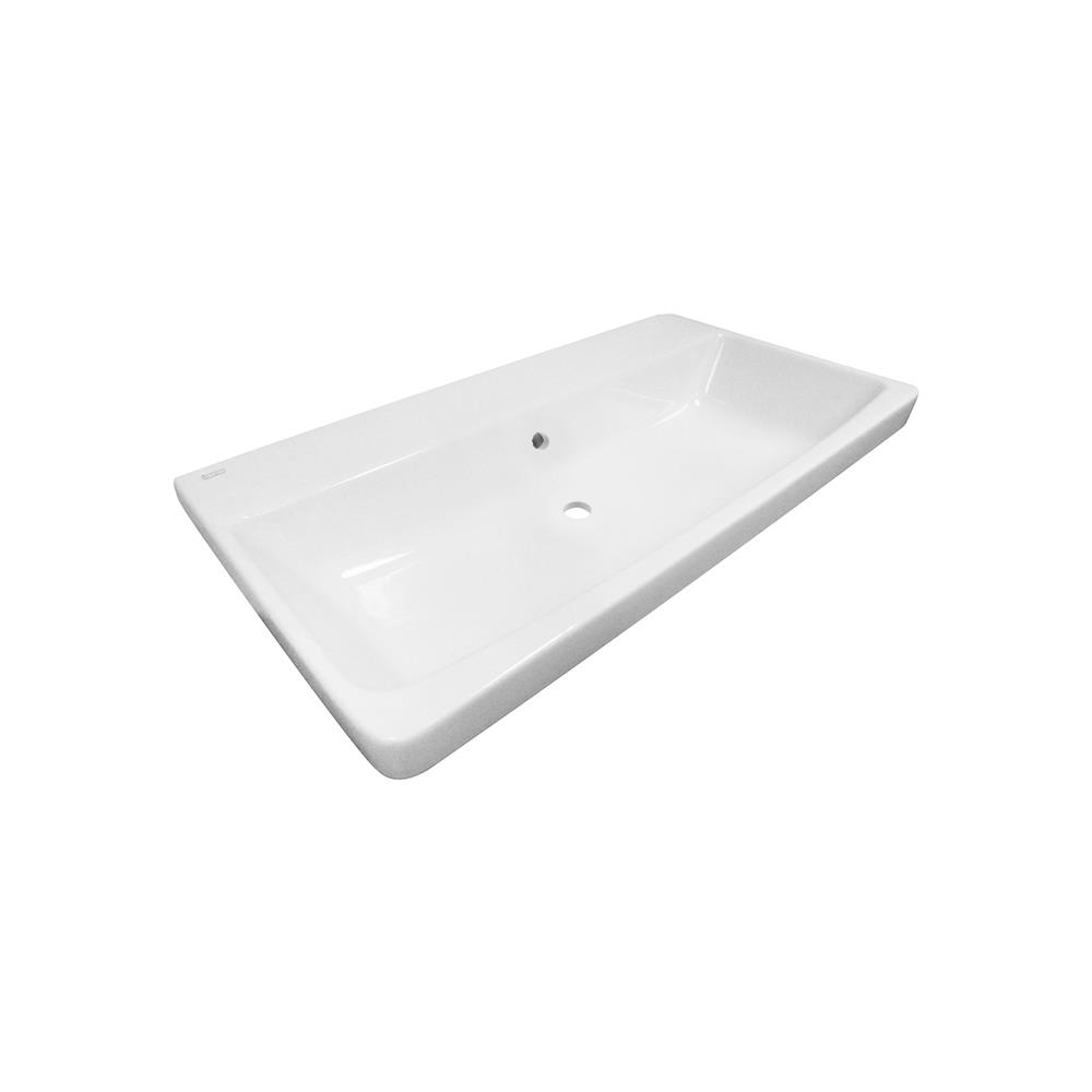 อ่างล้างหน้าฝังครึ่งเคาน์เตอร์ AMERICAN STANDARD WP-F521-WT สีขาว