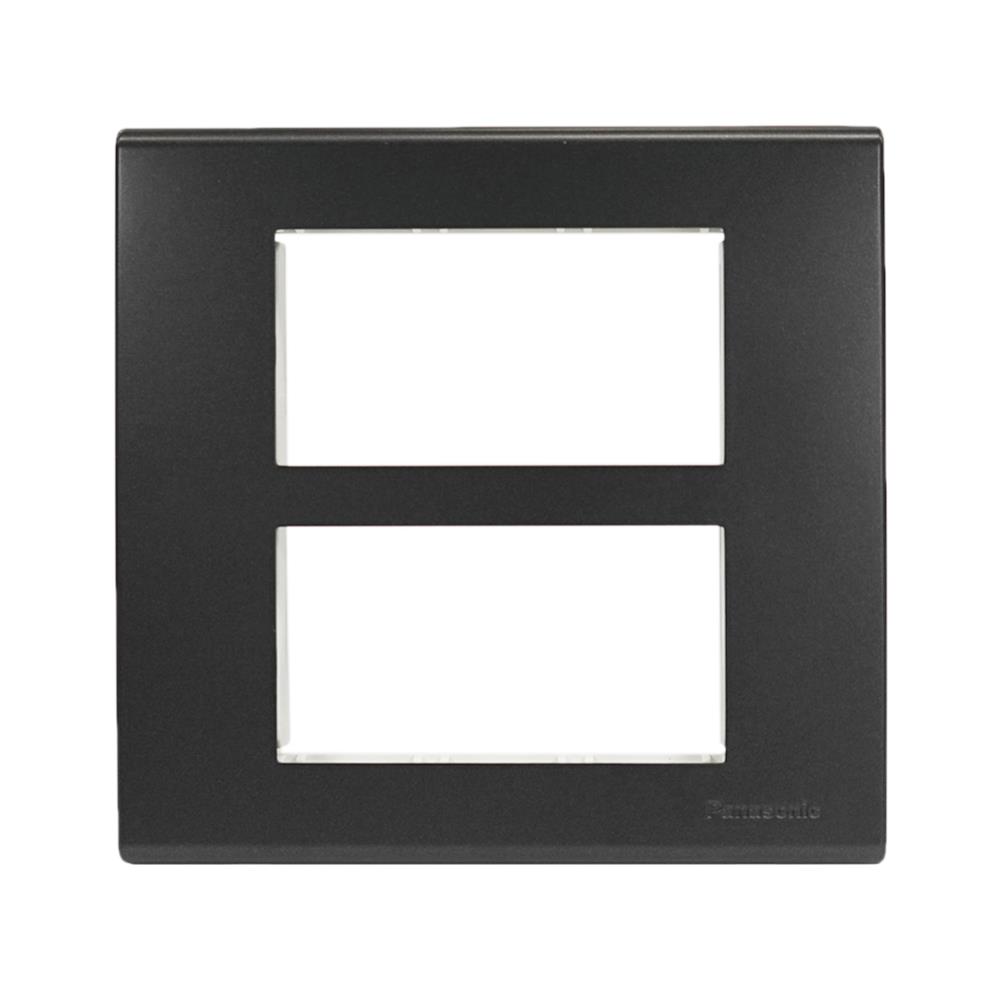 หน้ากาก 6 ช่อง PANASONIC WEG6806MB สีดำเมทาลิค