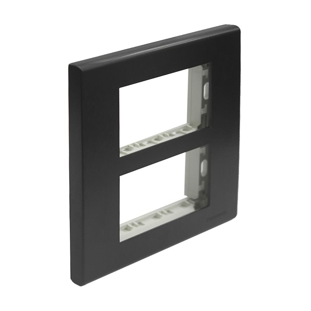 หน้ากาก 6 ช่อง PANASONIC WEG6806MB สีดำเมทาลิค