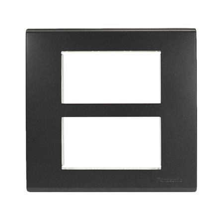 หน้ากาก 6 ช่อง PANASONIC WEG6806MB สีดำเมทาลิค_0