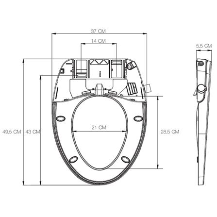 ฝารองนั่งอเนกประสงค์ MOYA LX-ST621 สีขาว_6