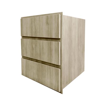 ตู้ลิ้นชัก 3 ชั้น WPC PARAZZO ENZO 50x60 ซม. สีเอ็มไพร์โอ๊ค_1