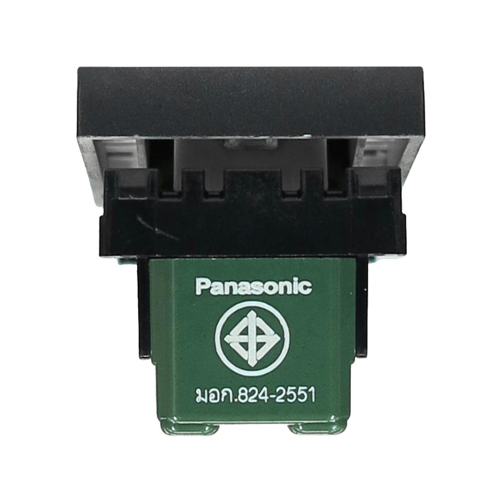 สวิตช์ 3 ทาง PANASONIC WEG5522MB ขนาด 1.5 ช่อง สีดำเมทาลิค