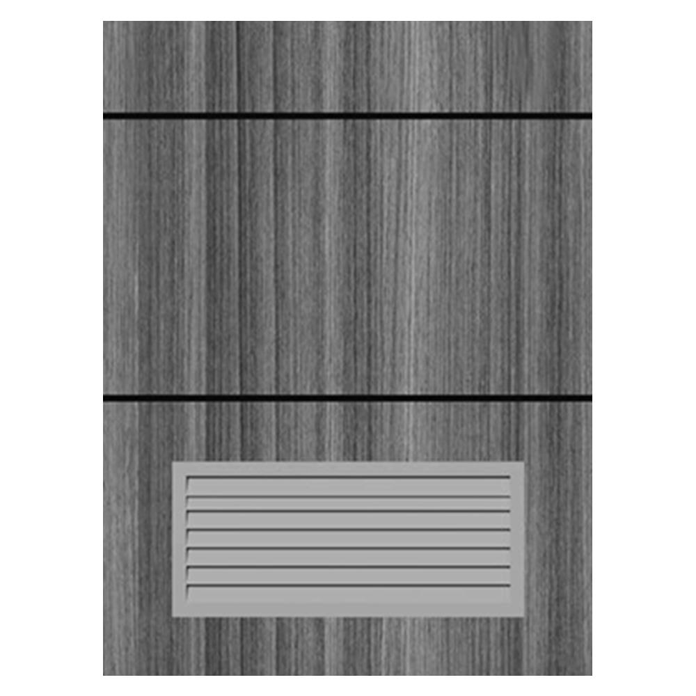 ประตูห้องน้ำ UPVC AZLE PZL4 70X200 ซม. สีเทาควัน เจาะลูกบิด