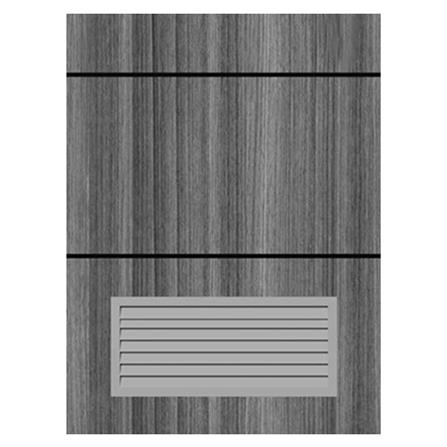 ประตูห้องน้ำ UPVC AZLE PZL4 70X200 ซม. สีเทาควัน เจาะลูกบิด_2