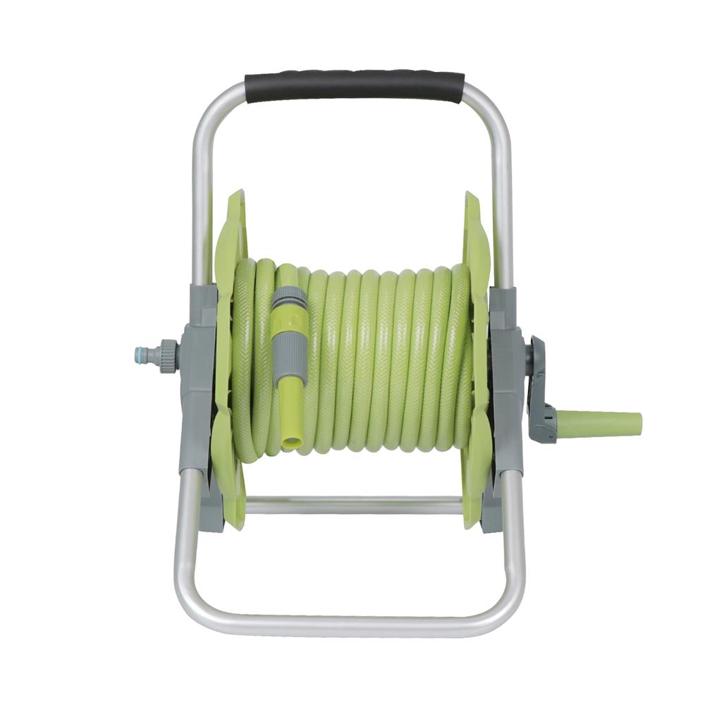 GROUND-BASED HOSE REEL SPRING W-07 1/2"X20M GREEN-GREY