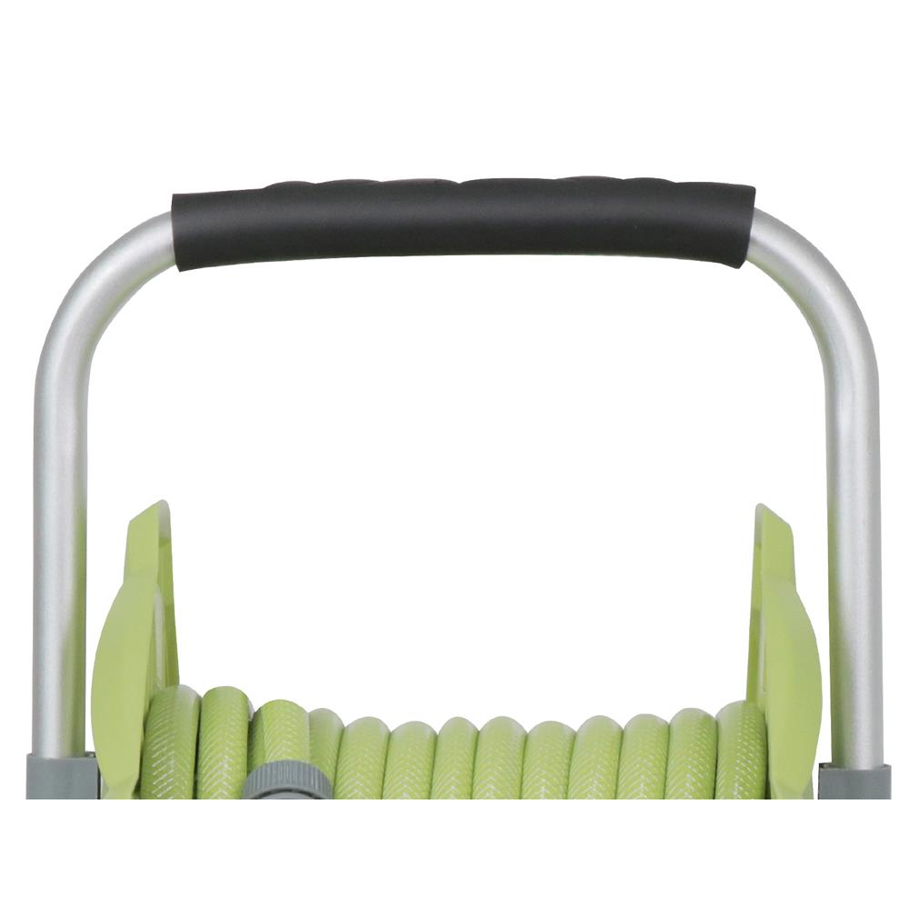 GROUND-BASED HOSE REEL SPRING W-07 1/2"X20M GREEN-GREY