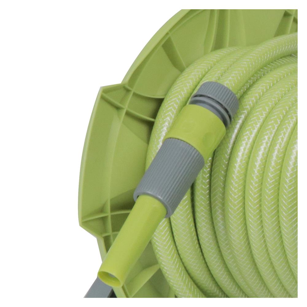 GROUND-BASED HOSE REEL SPRING W-07 1/2"X20M GREEN-GREY