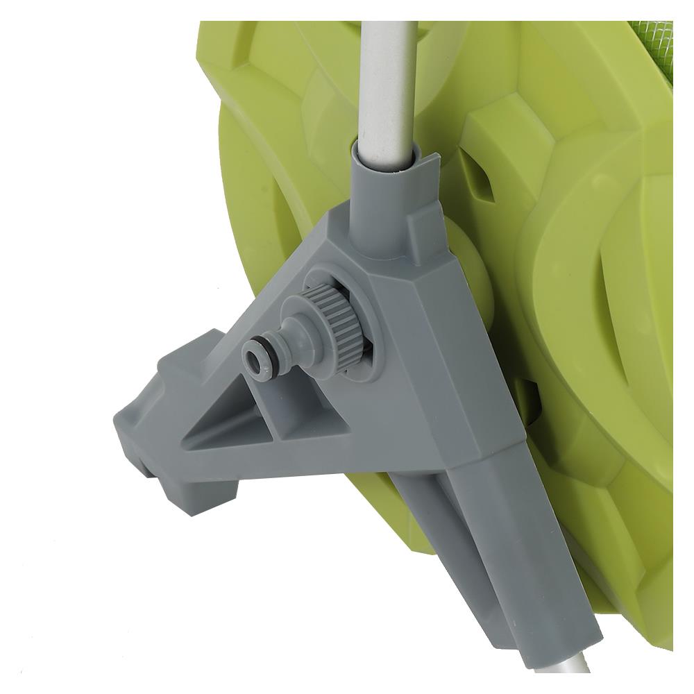 GROUND-BASED HOSE REEL SPRING W-07 1/2"X20M GREEN-GREY