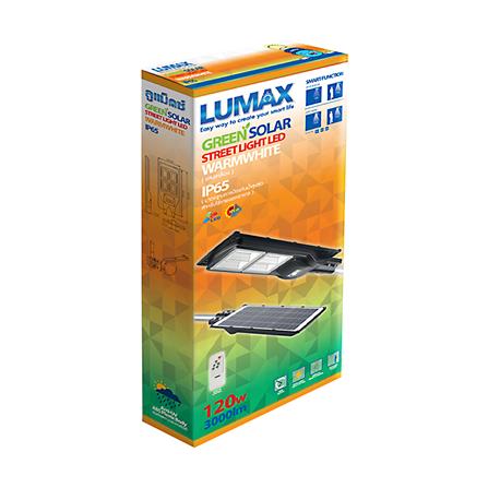 ไฟถนน SOLAR LUMAX 58-00286 120 วัตต์ WARMWHITE สีดำ_3