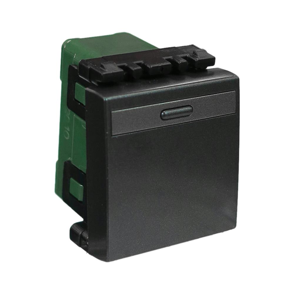 สวิตช์ 1 ทาง PANASONIC WEG5521MB ขนาด 1.5 ช่อง สีดำเมทาลิค