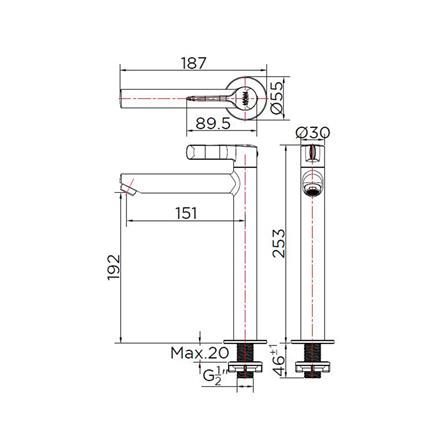 ก๊อกอ่างล้างหน้า KARAT FAUCET KF-63-101-50_1