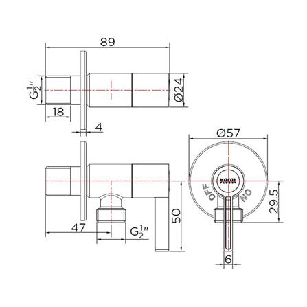 สต๊อปวาล์ว KARAT FAUCET KA-03-412-63_1