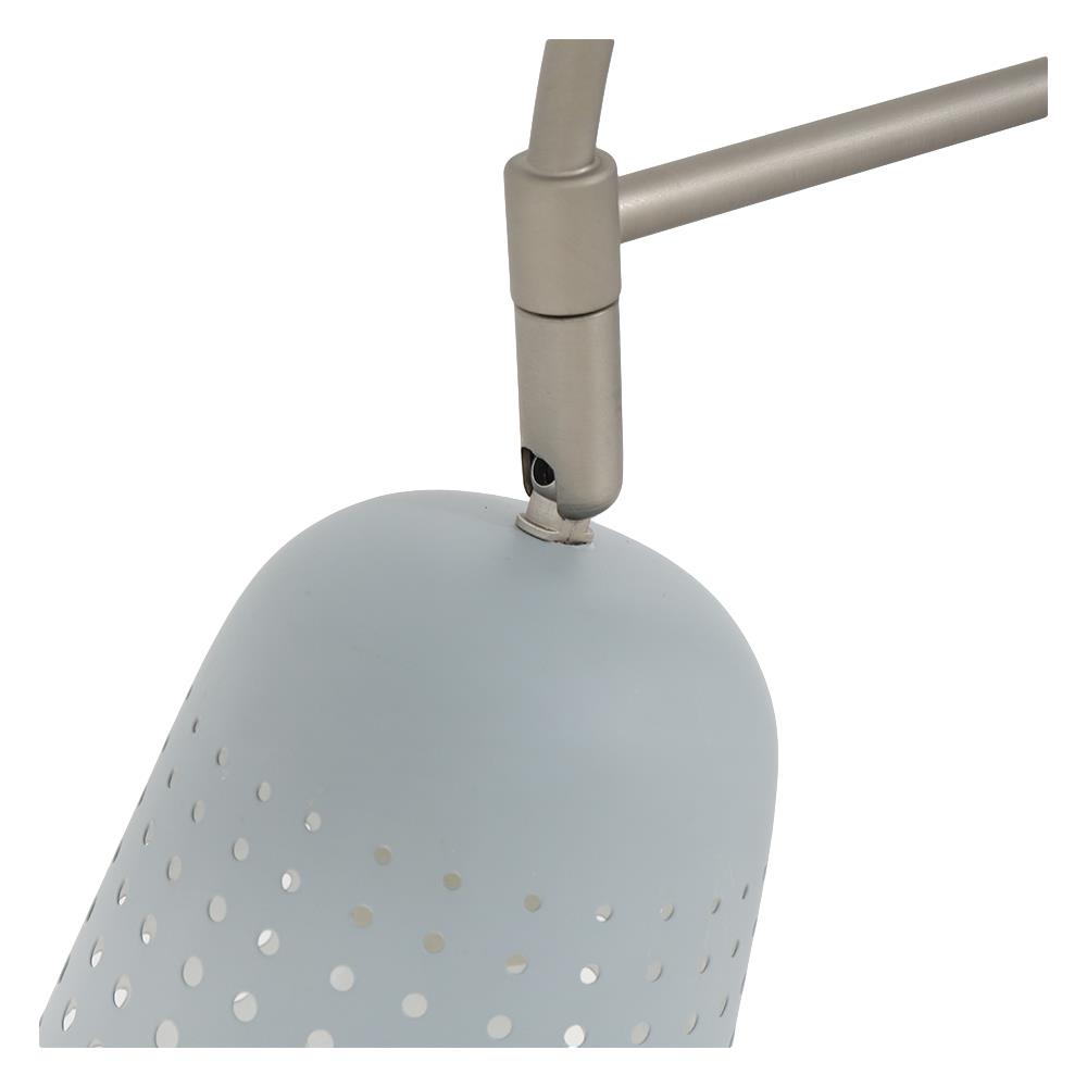 ไฟตั้งโต๊ะ CARINI 5034B/1T สีเทา/เงิน/ลายไม้