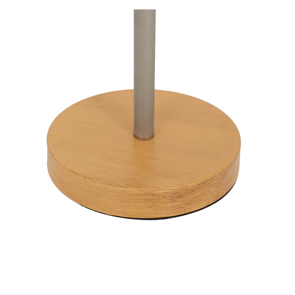 ไฟตั้งโต๊ะ CARINI 5034B/1T สีเทา/เงิน/ลายไม้