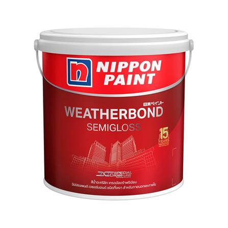 สีน้ำทาภายนอก NIPPON PAINT WEATHERBOND SG  BASE C 1GL_0