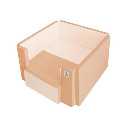 คอกกั้นเด็ก GEKO ไซซ์ S หนัง PU สีน้ำตาล/ครีม