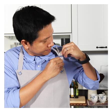 ชุดกันเปื้อน KECH BASIC GRID สีเทา_6