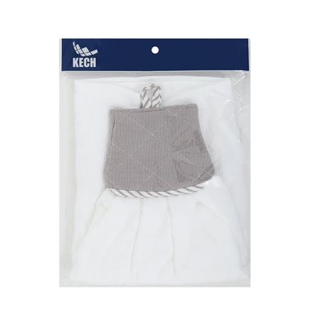 ผ้าเช็ดมือ KECH BASIC GRID สีเทา_2