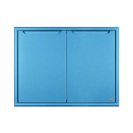 บานใต้เตา KING PLATINUM CURVE 81.7x61.5 ซม. สี FROSTY