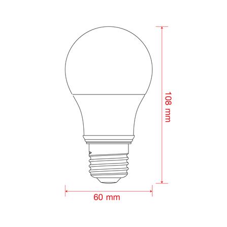 หลอด LED LEKISE A60 KLASSIC 12 วัตต์ E27 WARMWHITE_4