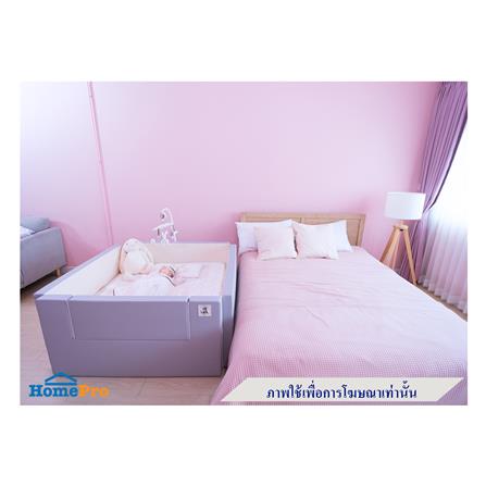 คอกกั้นเด็ก GEKO ไซซ์ M หนัง PU สีเทา/ครีม_4