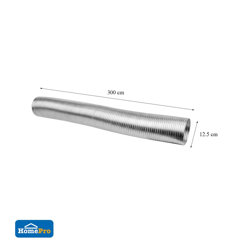 ท่อลมอะลูมิเนียม PARNO SEMI FLEX 5 นิ้ว x 3 ม.