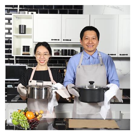 ชุดกันเปื้อน KECH BASIC PINKU สีชมพู_5