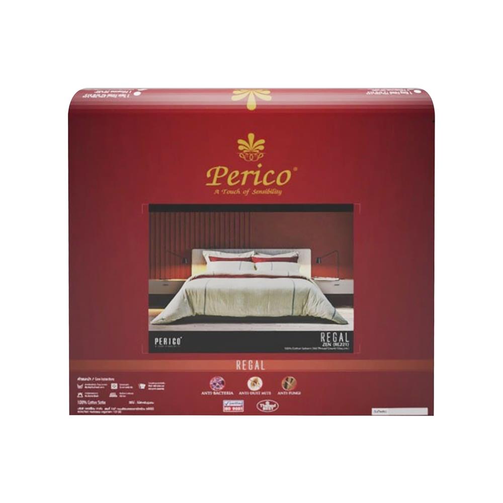 ชุดผ้าปูที่นอน 6 ฟุต 3 ชิ้น PERICO REGAL RE221