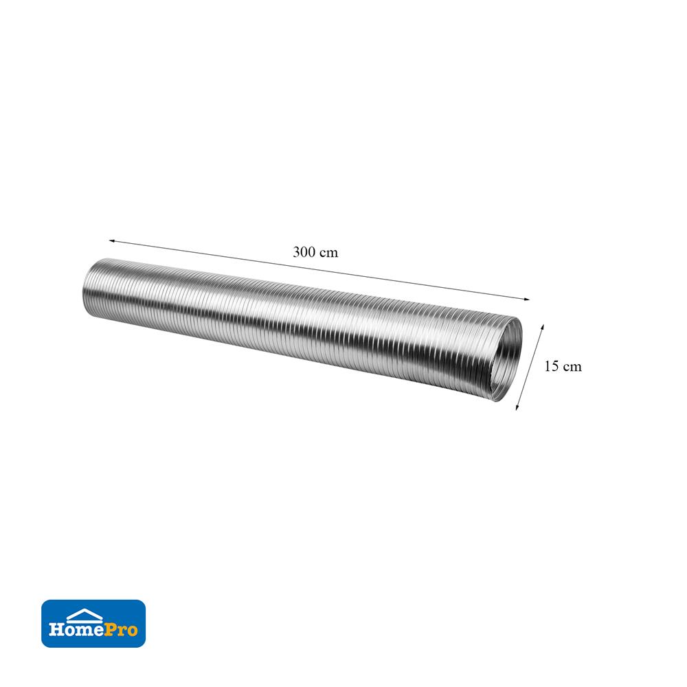 ท่อลมอะลูมิเนียม PARNO SEMI FLEX 6 นิ้ว x 3 ม.