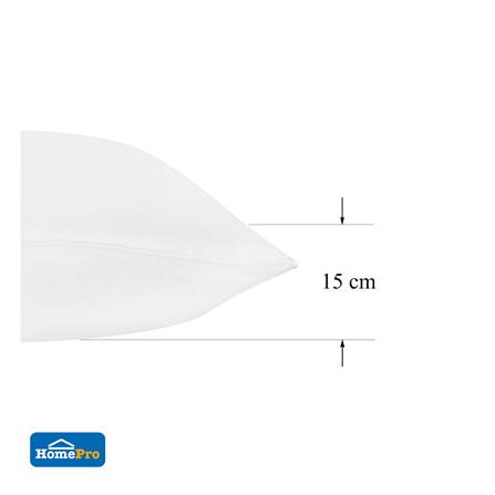 หมอนหนุน ใยสังเคราะห์ HOME LIVING STYLE PRO 19x29 นิ้ว สีขาว_6