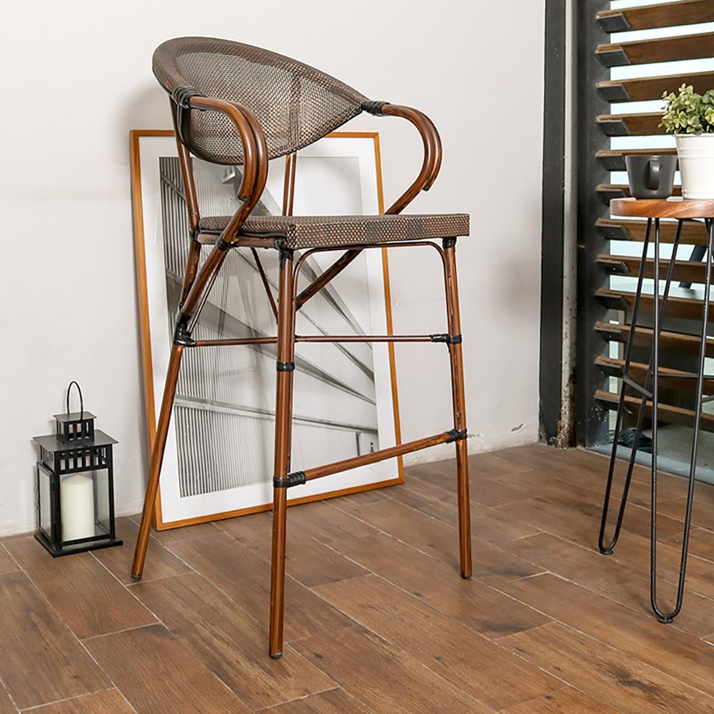 เก้าอี้หวาย FURINTREND AIRES10 สีน้ำตาล