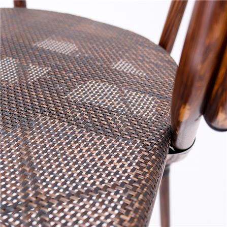 เก้าอี้หวาย FURINTREND AIRES10 สีน้ำตาล_2